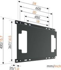 Vogels Stud adapter za THIN seriju nosača za montažu na knauf