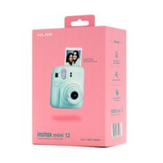 FujiFilm Mini 12 fotoaparat, mint zelene boje + Instax Mini film
