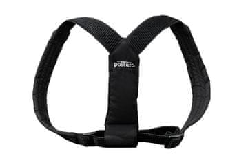 SWEDISH POSTURE Dječja proteza za leđa, 12-16g, crna
