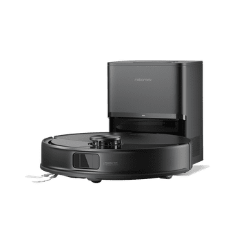 Roborock Q10 VF+ robotski usisavač sa stanicom za samopražnjenje, crne boje