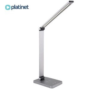 Platinet PDL888 LED stolna lampa, 20 W, srebrna (LED-PL-PDL888S)