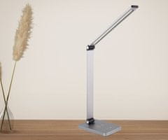 Platinet PDL888 LED stolna lampa, 20 W, srebrna (LED-PL-PDL888S)