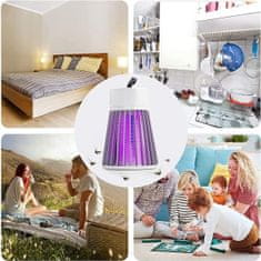 HOME & MARKER® UV lampa protiv komaraca, prijenosna zamka za insekte, sigurna za dom i zatvorene prostore | INSECNI