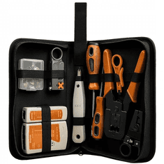 BIGSTREN Mrežni set XXL , 10-dijelni alat s koferom