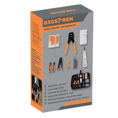 BIGSTREN Mrežni set XXL , 10-dijelni alat s koferom