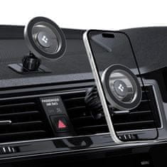 Spigen MFT13 Dashboard & Vent MagSafe držač mobitela za auto, srebro