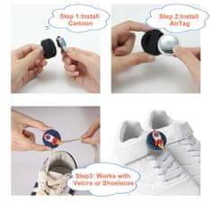 Tech-protect Smooth Kids remen za Apple AirTag 1/2 4kom, obojen
