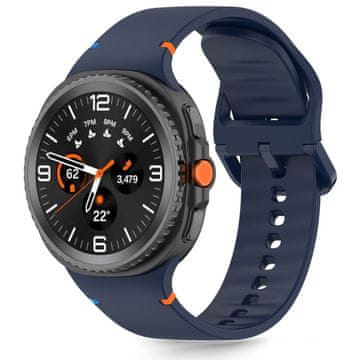 Tech-protect Silicone remen za Samsung Galaxy Watch 8 / Classic (40 / 44 / 46 mm), storm blue