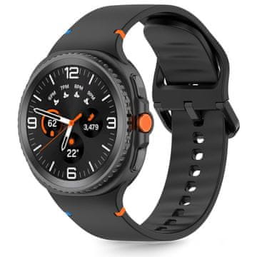 Tech-protect Silicone remen za Samsung Galaxy Watch 8 / Classic (40 / 44 / 46 mm), black