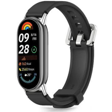 Tech-protect Iconband Classic remen za Xiaomi Smart Band 8 / 9 / 10, black