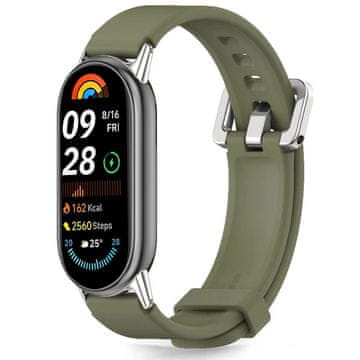 Tech-protect Iconband Classic remen za Xiaomi Smart Band 8 / 9 / 10, army green
