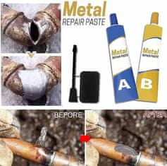 Netscroll Dvokomponentno hladno varenje, industrijsko ljepilo za metal i plastiku, brzo stvrdnjavanje, visoka otpornost, 2x tuba, GlueStar 