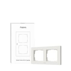 AQARA Okvir za stikala H2, dvojni, beli