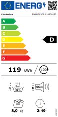 Electrolux EW6D283DE sušilica rublja
