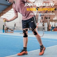 Netscroll Set 10 kinezioloških traka za koljena, predrezani, elastični i vodootporni, sportska traka za potporu, stabilnost i ublažavanje bolova, KinesTape