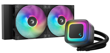 DEEPCOOL AIO tekući hladnjak LE240 V2 komplet tekućeg hlađenja, 240 mm, ARGB, crni (R-LE240-BKAMMC-G-2)