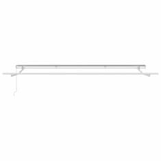 Vidaxl Nadstrešnica Zelena i bijela 450 x 350 x 165 cm Poliester