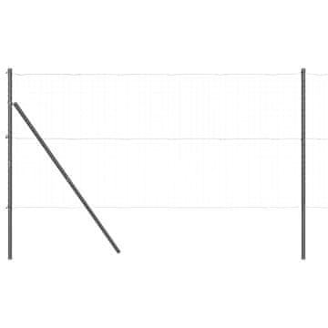 Vidaxl Stup za ogradu 26 szt. Siva 3,2 x 3,2 x 210 cm