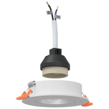 Vidaxl Reflektor 24 pcs Bijelo 9 x 9 x 2 cm Aluminij