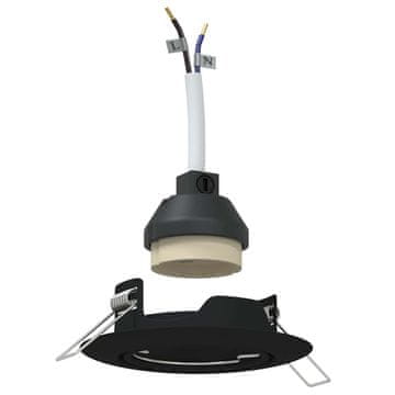 Vidaxl Reflektor 24 pcs Crna 9 x 9 x 2.5 cm Metal