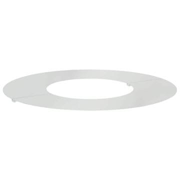 Vidaxl pogodno za ravni drveni prsten Srebrno Ø30 / 60 cm