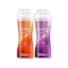 Durex 2u1 Senzualni Paket - Ylang Ylang + Aloe Vera Lubrikanti na Vodenoj Osnovi (2x200ml)