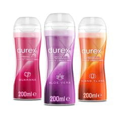 Durex 2u1 Ultimativni Trio Paket - Aloe Vera + Ylang Ylang + Guarana Lubrikanti na Vodenoj Osnovi (3x200ml)