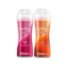 Durex 2u1 Stimulativni Paket - Guarana + Ylang Ylang Lubrikanti na Vodenoj Osnovi (2x200ml)