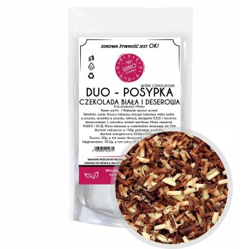 Winoszarnia Čokoladne strugotine DUO posip za tortu 250g