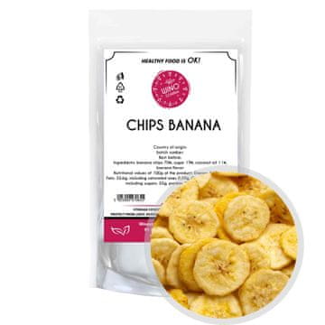 Winoszarnia Sušene banane s čipsom - 500 g