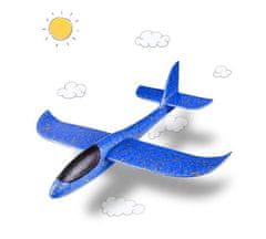 Netscroll Veliki ručni glider avion od pjene, pjenasti avion za djecu, izdržljiva igračka bez baterija, sigurna i zabavna igra na otvorenom za djecu, FlyStar