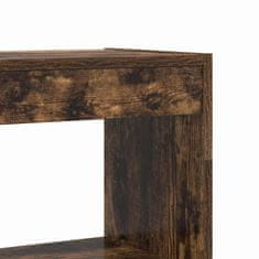 Vidaxl Ormarić za knjige Dimljeni hrast 100 x 30 x 198 cm