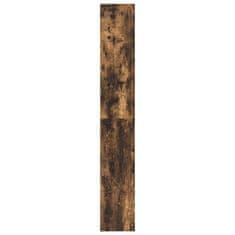 Vidaxl Ormarić za knjige Dimljeni hrast 100 x 30 x 198 cm