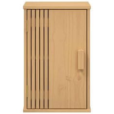 Vidaxl Kupaonski ormar Olden Smeđa 35 x 30 x 55 cm Čvrsto borovo drvo