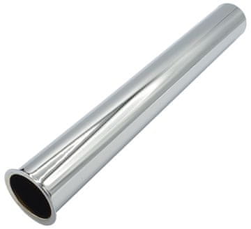 Tycner Ravna kromirana cijev za sifon 32 mm s prirubnicom, duljine 250 mm