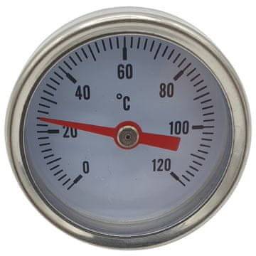 GO! Termometar 1/4” stražnji ulaz 0-120°C promjer 40 mm