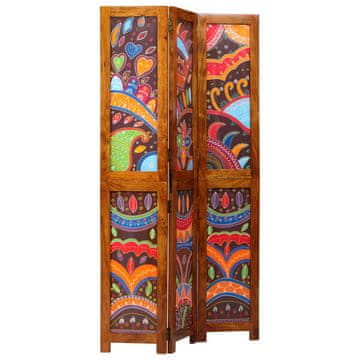 Vidaxl Pregradna pregača Medeno smeđa 105 x 1,5 x 180 cm