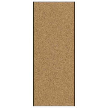 Vidaxl Otirač Ostalo Krem i crna 120 x 300 cm Poliamid i PVC