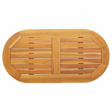 Vidaxl Gornji dio stola Prirodna nafta 90 x 45 x 2 cm