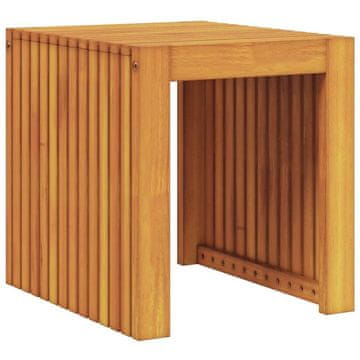 Vidaxl Bocni stol Prirodna nafta 43 x 36 x 40 cm Čvrsto teak drvo