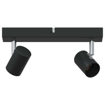Vidaxl Stropni reflektor s reflektorima Crna 26 x 6,5 x 11,5 cm Metal