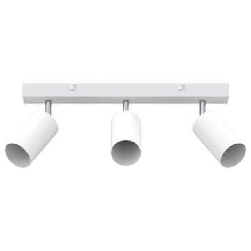 Vidaxl Stropni reflektor s reflektorima Bijelo 38 x 6 x 16 cm Metal