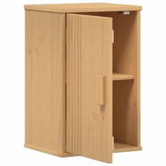 Vidaxl Kupaonski ormar Olden Smeđa 35 x 30 x 55 cm Čvrsto borovo drvo