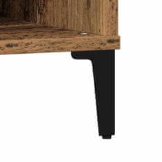 Vidaxl Kava Stol Staro drvo 60 x 60 x 30 cm