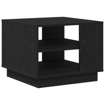 Vidaxl Kava Stol Crni hrast 55 x 55 x 42 cm Konstruirano drvo