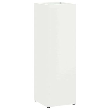 Vidaxl Stalak za kišobran s pohranom Bijelo 15,5 x 15,5 x 49 cm Metal