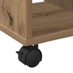 Vidaxl Stolić hrast artisan 50 x 30 x 55 cm Konstruirano drvo