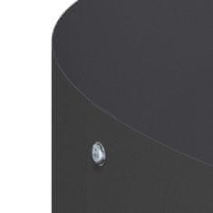 Vidaxl Prsten za saksiju Crna 30 x 30 x 20 cm Čelična vrata