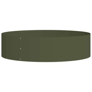 Vidaxl Prsten za saksiju Maslinasto zelena 80 x 80 x 20 cm