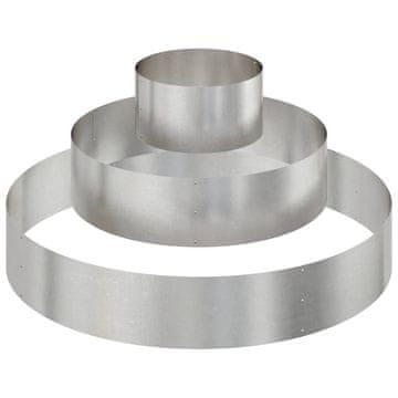 Vidaxl Vrtna saksija Srebrno 120 x 120 x 20 cm Nehrđajući čelik